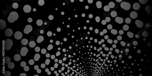 Halftone circular dotted frames set. Circle dots texture isolated modern simple art white circle good abstract natural nice illustrations