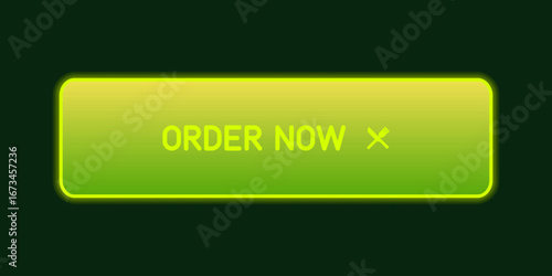 CTA button with text: Order now and cutlery icon.
