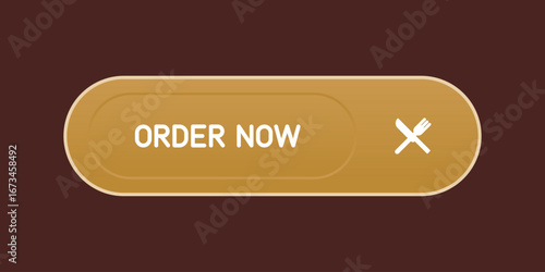 CTA button with text: Order now and cutlery icon.