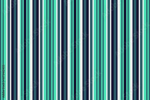 Boyalty vertical textile pattern, ornament lines seamless fabric. Beco vector background stripe texture in cyan and teal colors.