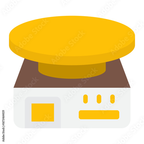 Pottery Wheel Handcraft Icon