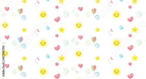 background with balloons