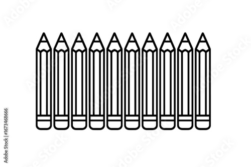 Colorful crayon illustration perfect for educational materials