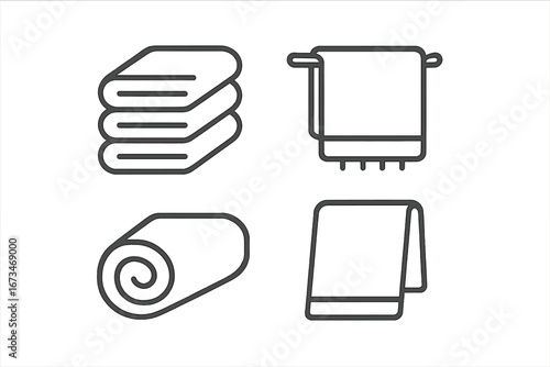 Soft towels and linens collection for everyday use in modern homes