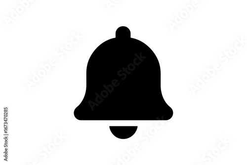 Bell icon design for notifications in digital applications