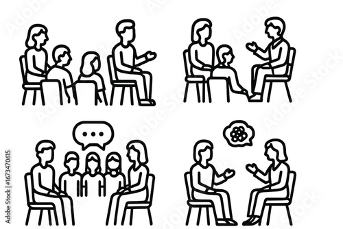 Active conversations in counseling with individuals and groups