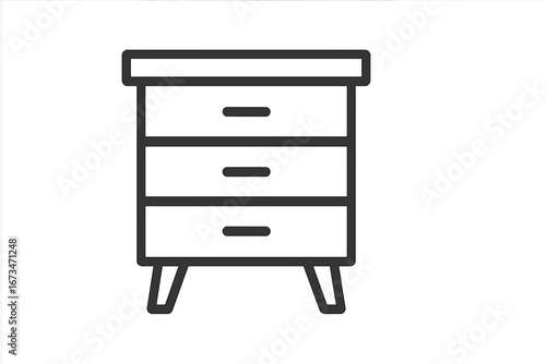 Stylish modern bedside table design for home interiors