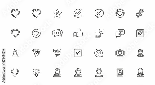 vector set of medical icons