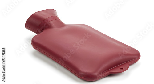 Classic Hot Water Bottle for Pain Relief Isolated