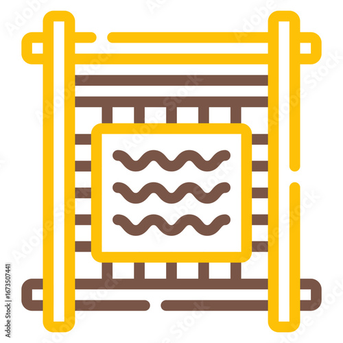Traditional Weaving Pattern Illustration