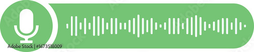 Voice Message Bubble Icon , Voice Note Icon
