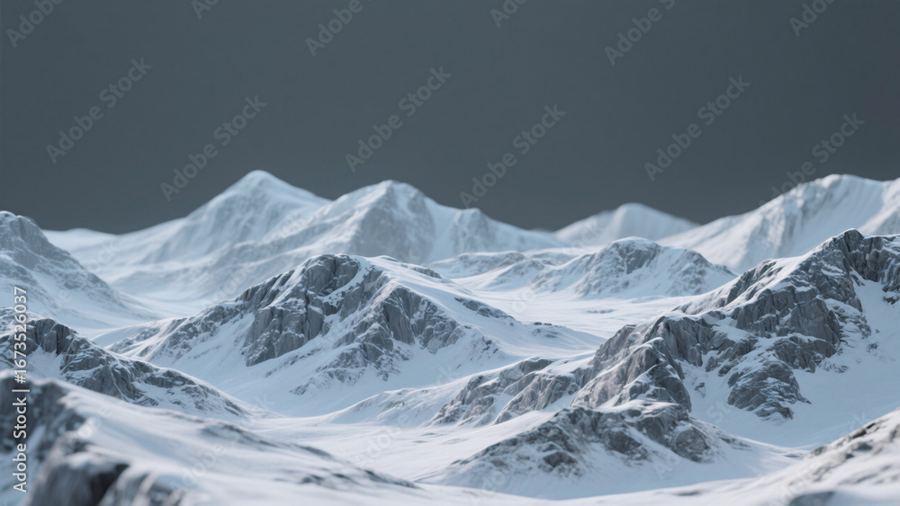 Obraz premium snow covered mountains