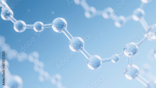 dna strand on blue background