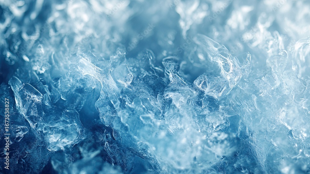 Obraz premium Abstract icy blue texture. -