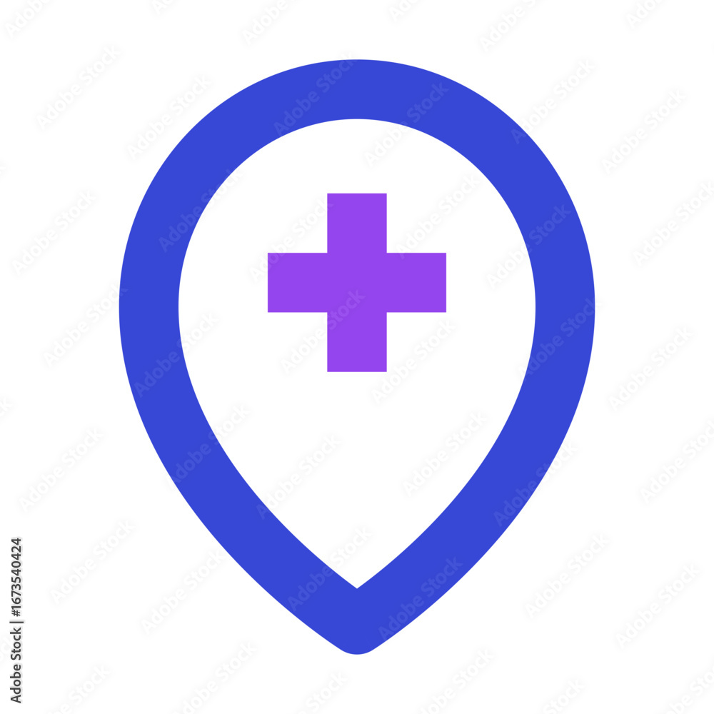 Obraz premium Location and map twotone icon set