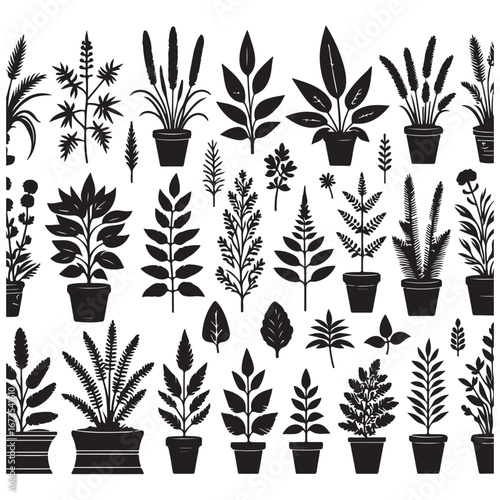 field silhouette Background material, Flowering plant