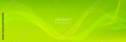 Dynamic Lime Green Gradient with Flowing Curves and Subtle Lines Background offering energy and modern style for vibrant visual impact suitable for designs,eps10