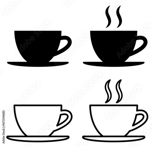 コーヒーカップのアイコン