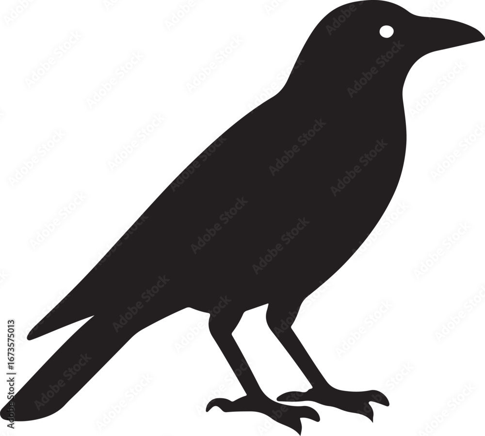 Fototapeta premium Stylized bird illustration with vibrant colors and clean lines