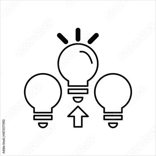 originality icons. simple line vector illustration