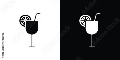 Lemonade icons, emblem logo or badge designs.