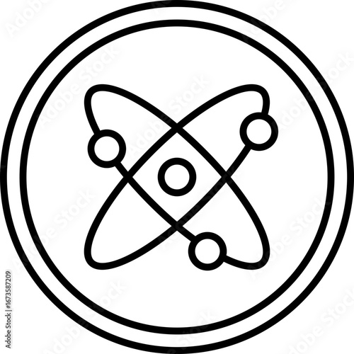 Gyroscope Icon Vector Element