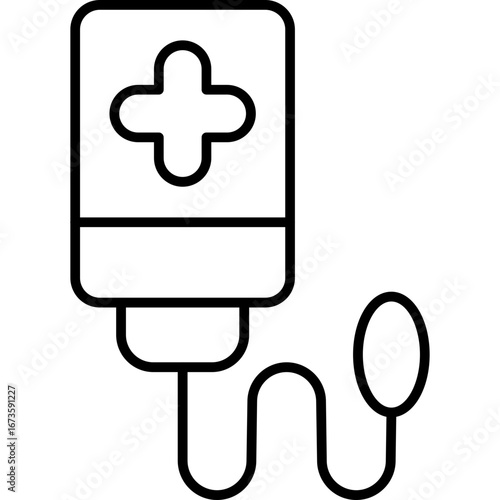 Blood Transfusion Icon Vector Element