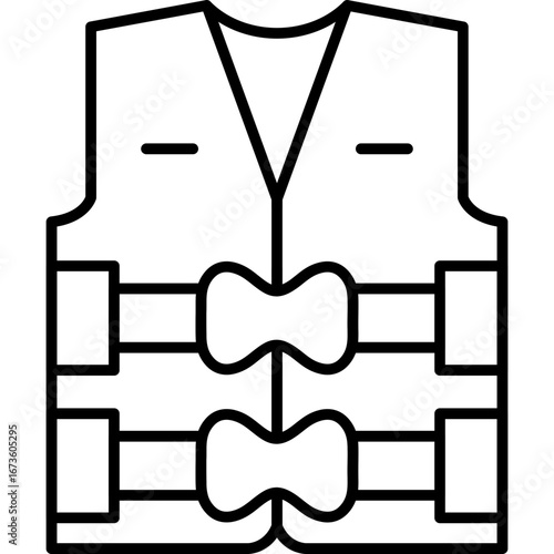 Life Vest Icon Vector Element