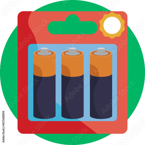 A set of multiple batteries grouped together, representing a battery pack.