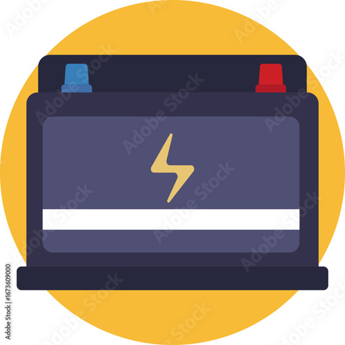 A battery designed to be recharged and supply consistent voltage.