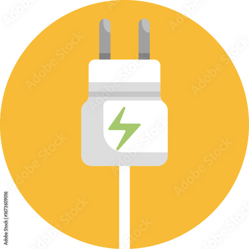 Power adapter used for charging electronic devices.