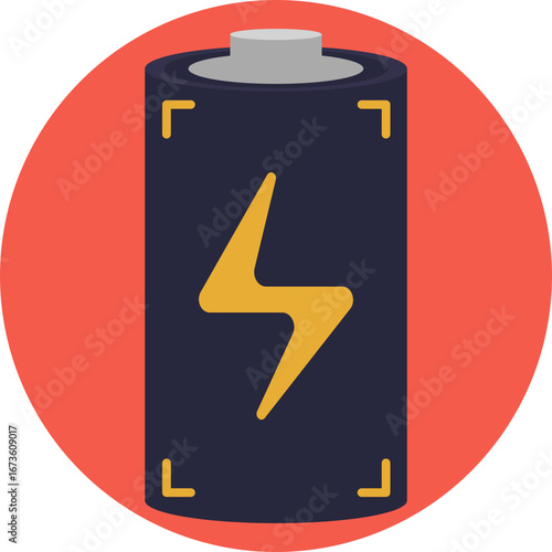 Symbol for monitoring battery strength and usage.