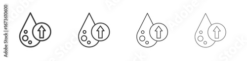 High cholesterol icon symbol. Vector isolated illustration.