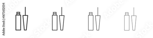 Eyeliner icon symbol. Vector isolated illustration.