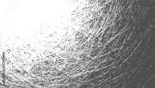 Black Distressed Grain Texture – Subtle Grunge Overlay with Scratches, and Vector Illustration. Vintage Damage Effects, Vector design on transparent background.