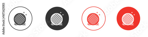 Stroopwafel cookies icon symbol for your website design, logo, app, UI.