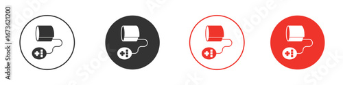 Sphygmomanometer icon symbol for your website design, logo, app, UI.