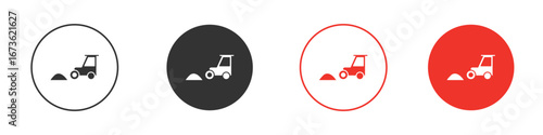 Road construction sign symbol for your website design, logo, app, UI.