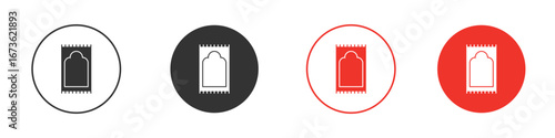 Prayer rug icon symbol for your website design, logo, app, UI.