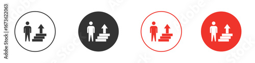 Personal development icon symbol for your website design, logo, app, UI.