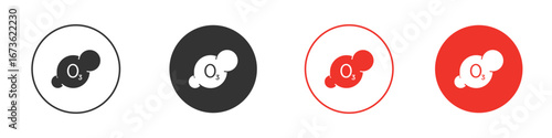Ozonation icon symbol for your website design, logo, app, UI.
