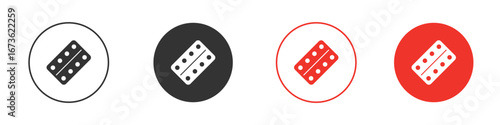 Oral contraception icon symbol for your website design, logo, app, UI.