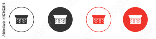 Makeup palette icon symbol for your website design, logo, app, UI.