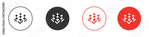 Lavender icon symbol for your website design, logo, app, UI.