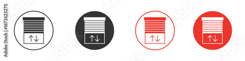 Jalousie icon symbol for your website design, logo, app, UI.
