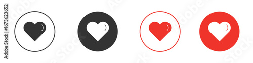 Heart icon symbol for your website design, logo, app, UI.