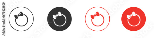 Hair tie icon symbol for your website design, logo, app, UI.
