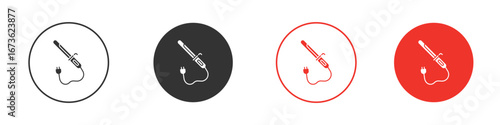 Hair curler icon symbol for your website design, logo, app, UI.