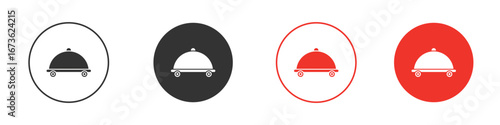 Food delivery icon symbol for your website design, logo, app, UI.