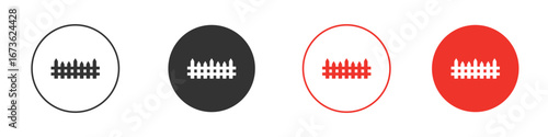 Fence icon symbol for your website design, logo, app, UI.